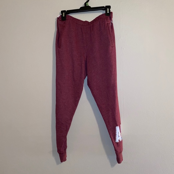 Victoria's Secret Pants - Victoria’s Secret Burgundy Angel Sweatpants